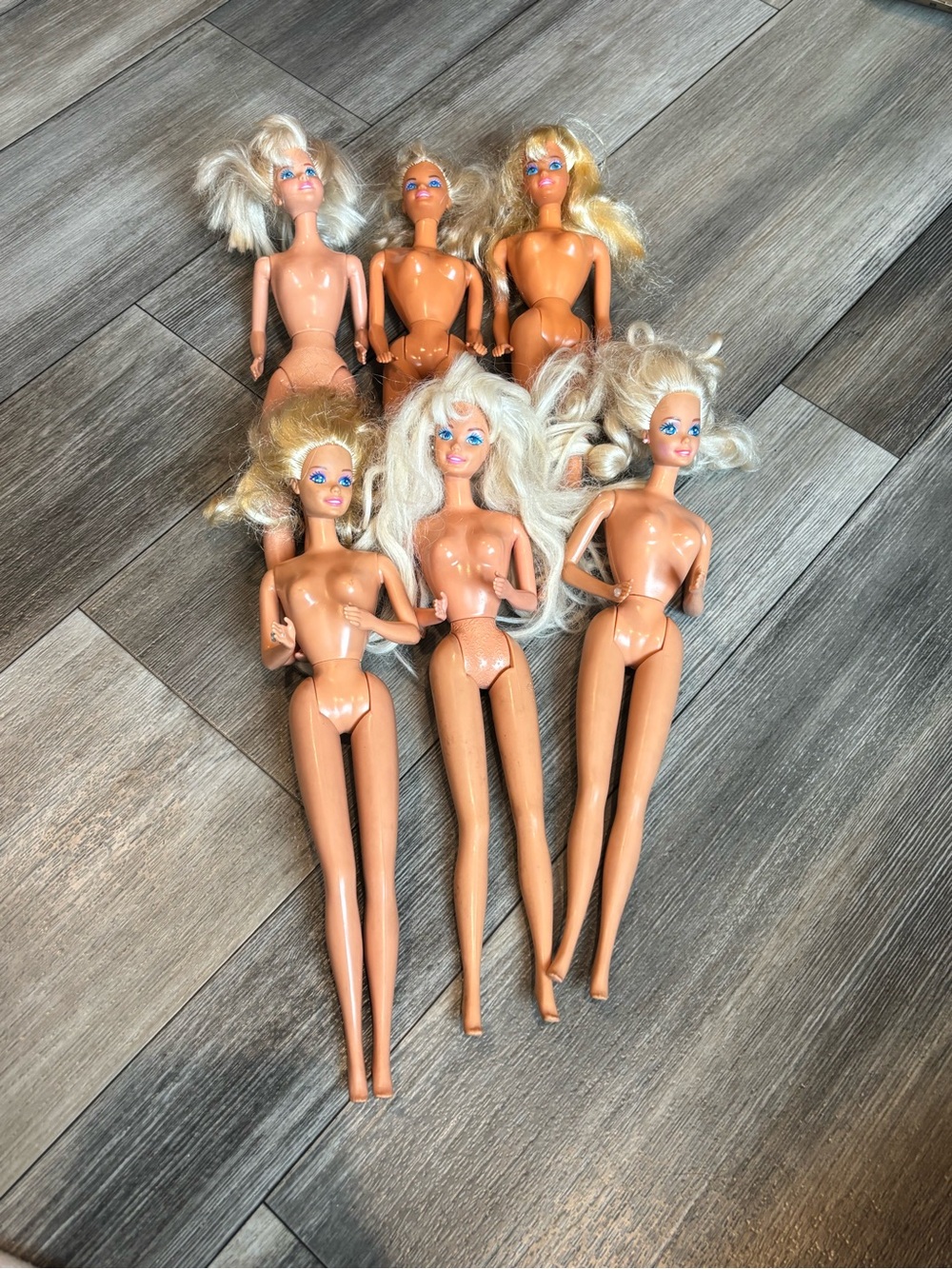 Vintage Lot Barbie Dolls 60s 70s 80s Naked Click Knees TNT Superstar Mattel